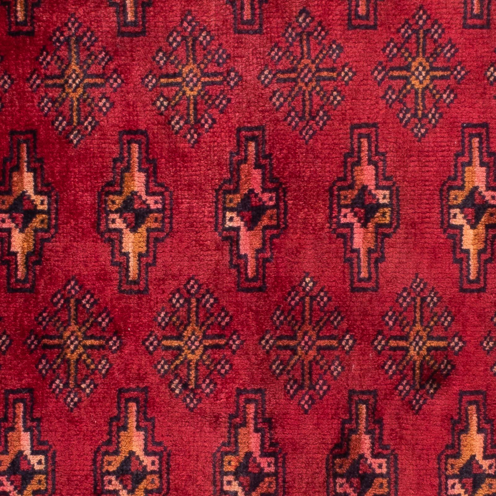 Tappeto Turkaman - 130 x 60 cm - rosso scuro