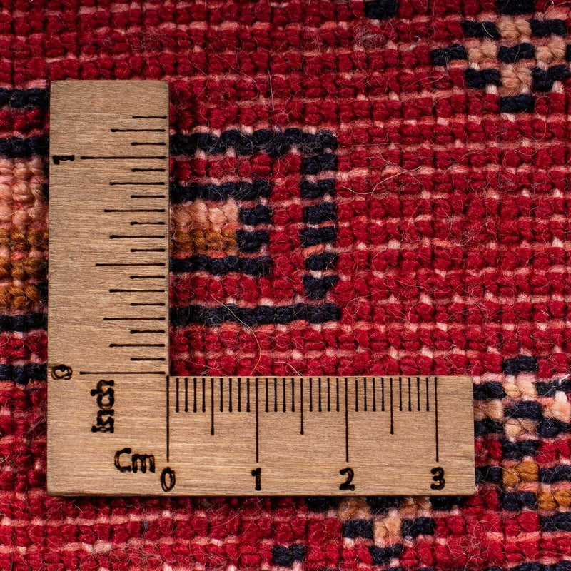 Tappeto Turkaman - 130 x 60 cm - rosso scuro