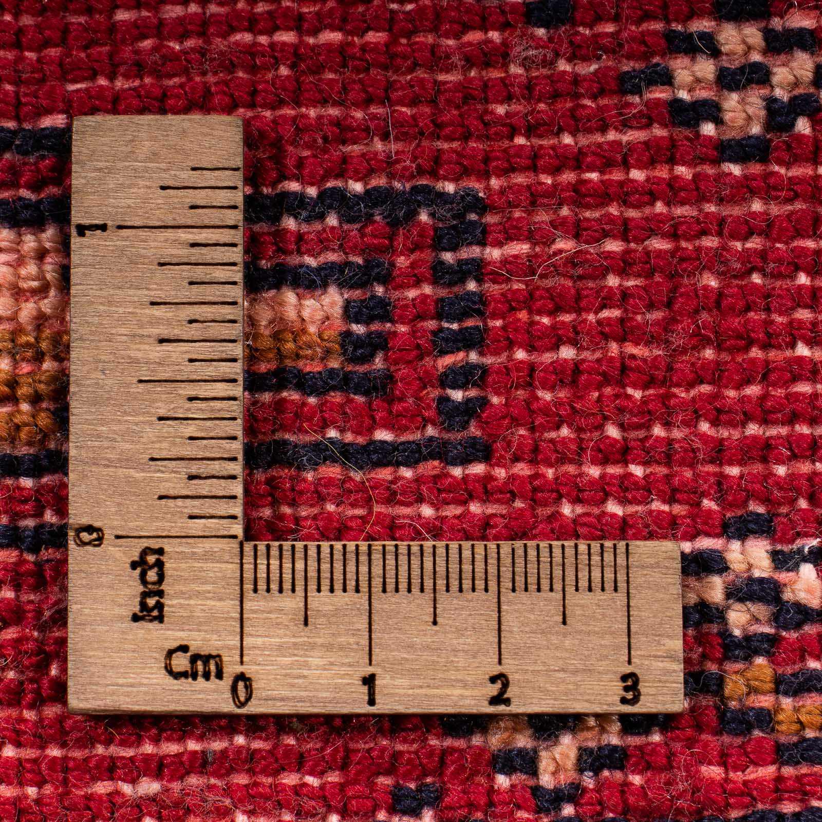 Tappeto Turkaman - 130 x 60 cm - rosso scuro