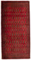 Tappeto Turkaman - 130 x 60 cm - rosso