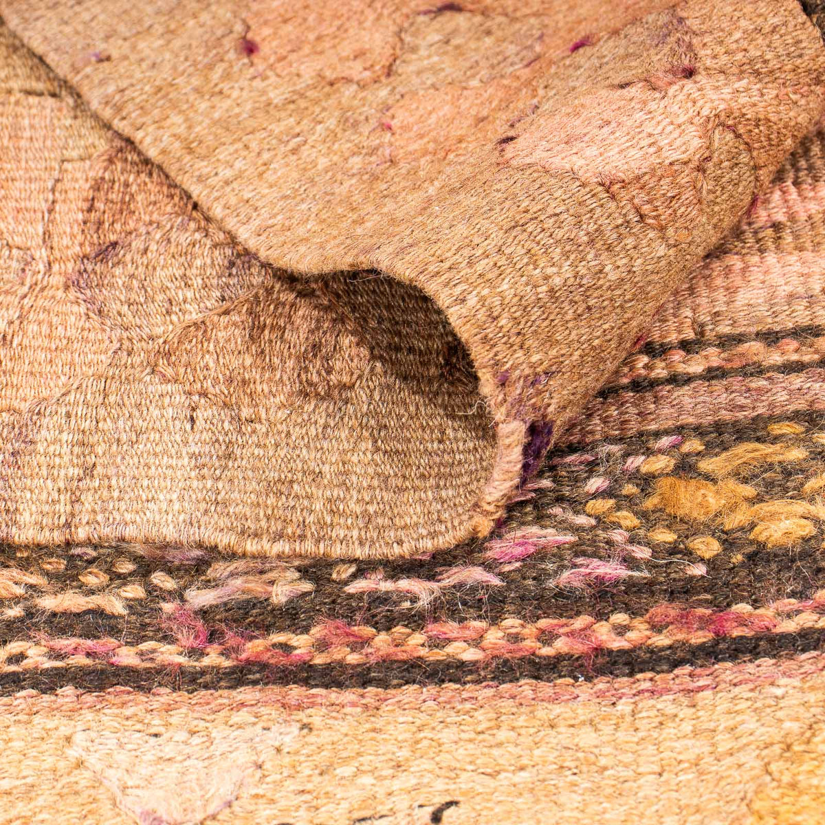 Tappeto corsia Tappeto Kelim - Vecchio - 260 x 110 cm - multicolore