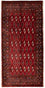 Tappeto Turkaman - 130 x 60 cm - rosso