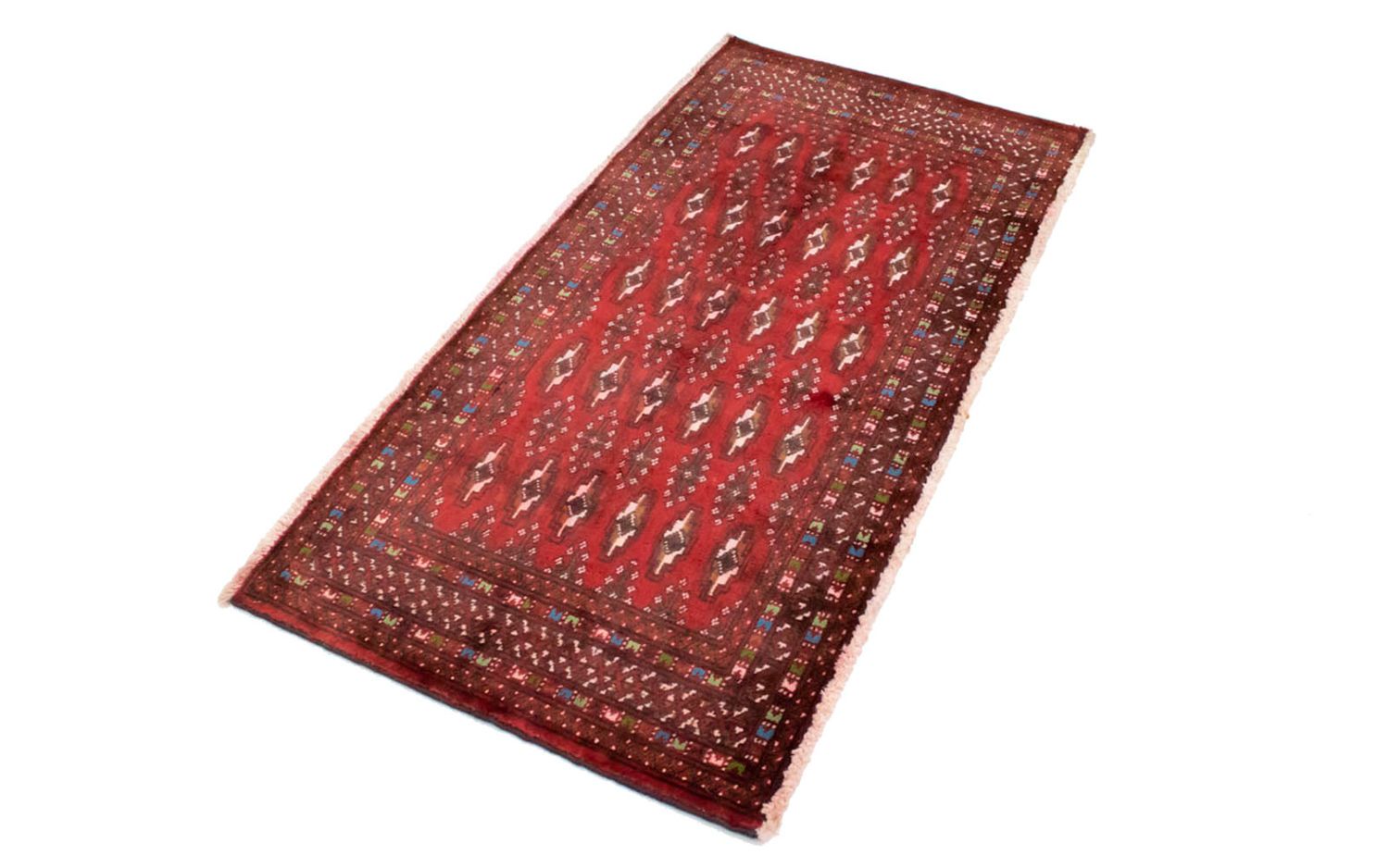 Tappeto Turkaman - 130 x 60 cm - rosso