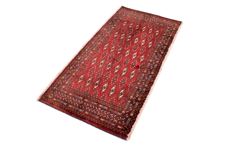 Tappeto Turkaman - 130 x 60 cm - rosso