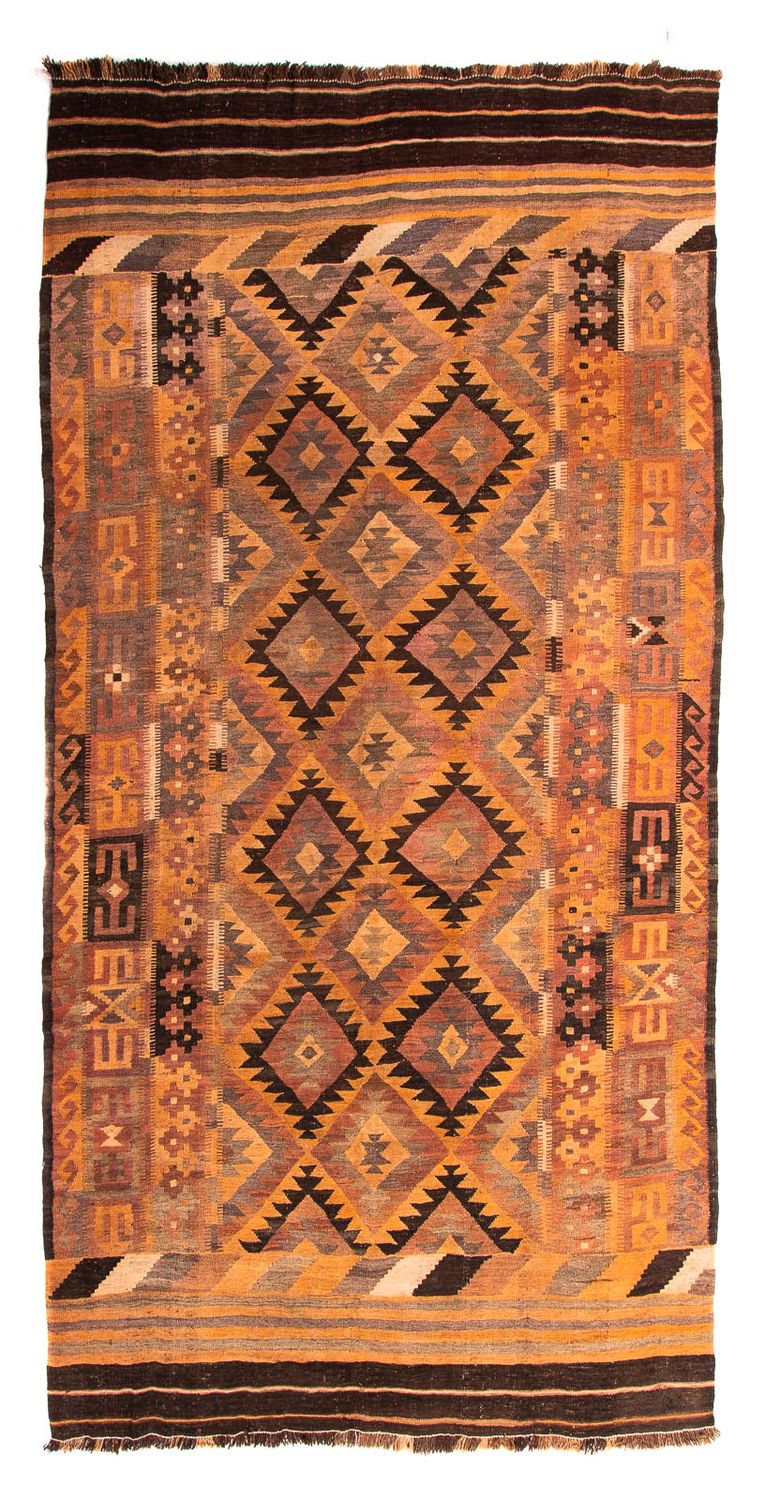 Tappeto corsia Tappeto Kelim - Vecchio - 330 x 190 cm - multicolore