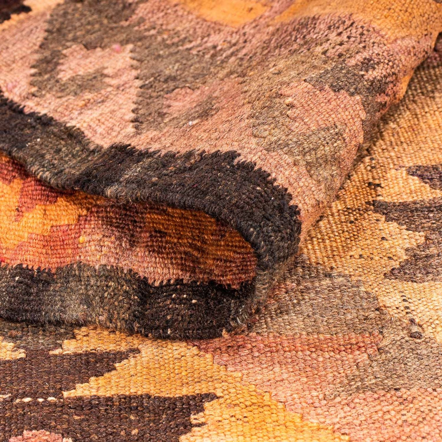 Tappeto corsia Tappeto Kelim - Vecchio - 330 x 190 cm - multicolore