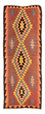 Tappeto corsia Tappeto Kelim - Vecchio - 295 x 115 cm - multicolore