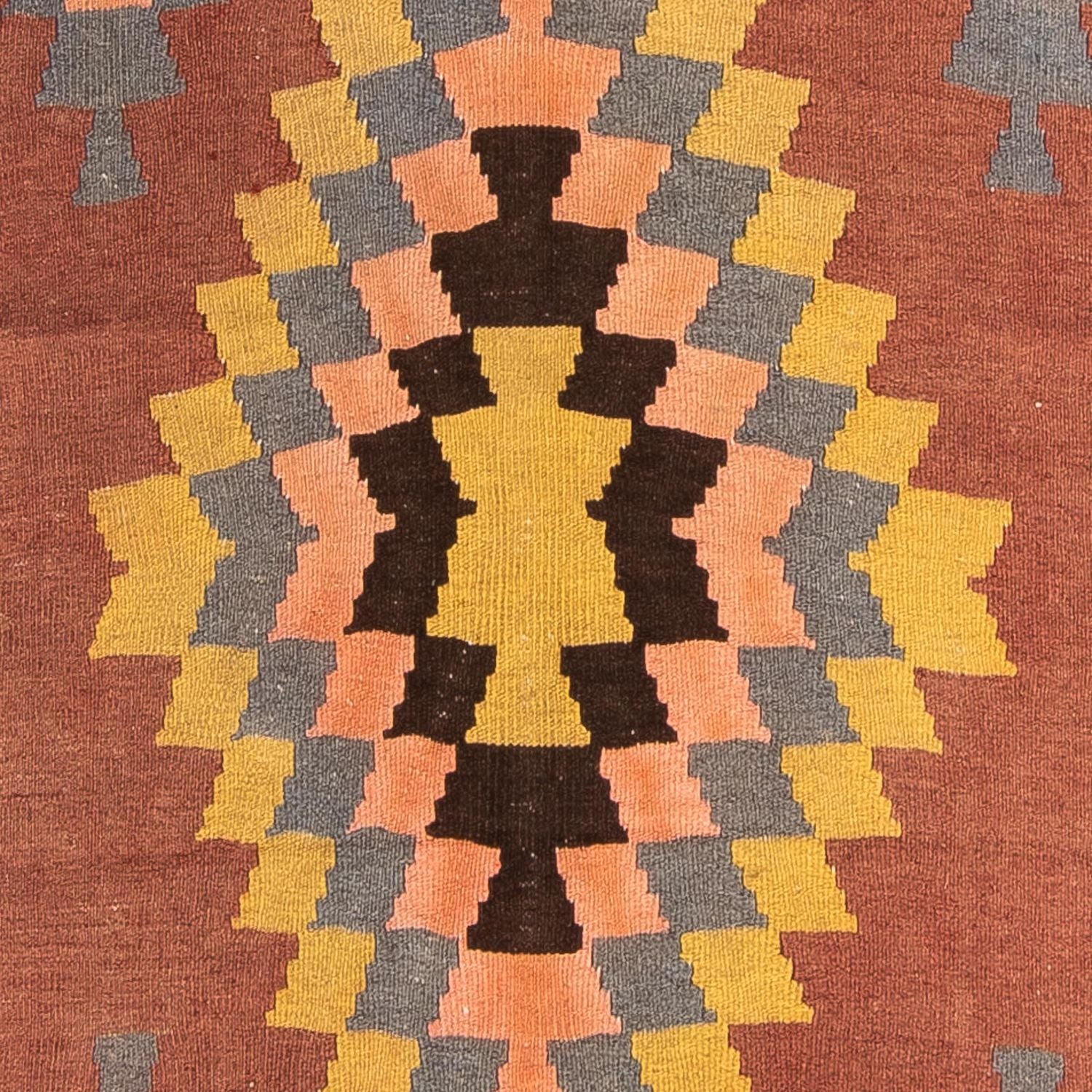Tappeto corsia Tappeto Kelim - Vecchio - 295 x 115 cm - multicolore