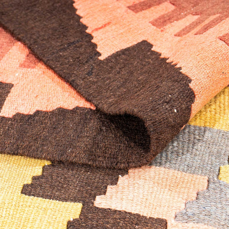 Tappeto corsia Tappeto Kelim - Vecchio - 295 x 115 cm - multicolore