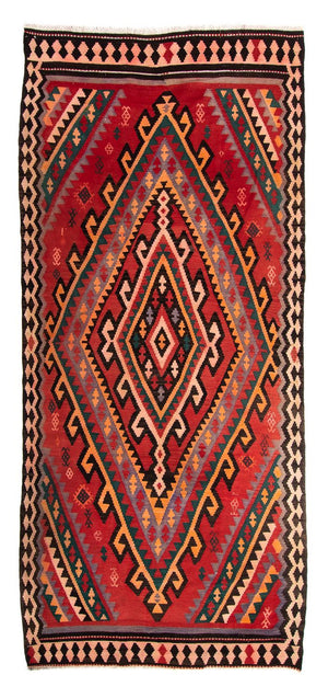 Tappeto Kelim - Vecchio - 307 x 188 cm - multicolore