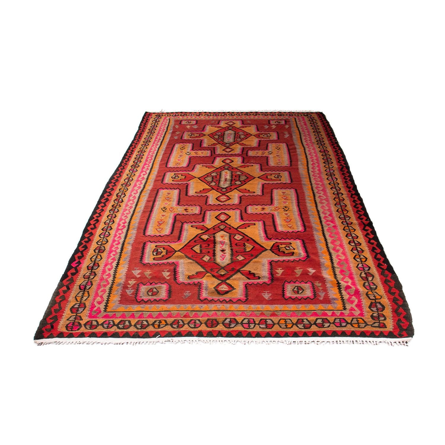 Tappeto Kelim - Vecchio - 350 x 190 cm - multicolore