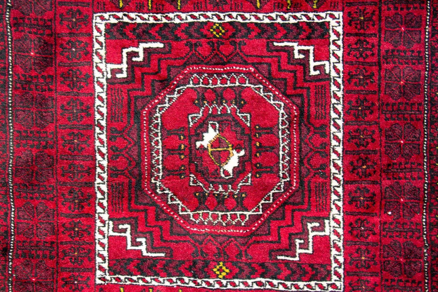 Tappeto Belutsch - 270 x 130 cm - rosso