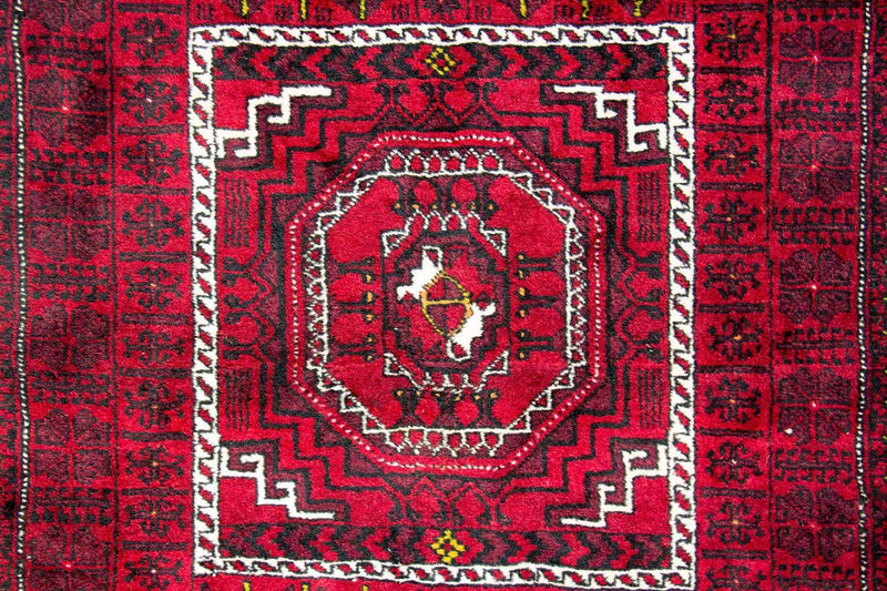 Tappeto Belutsch - 270 x 130 cm - rosso