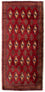 Tappeto Turkaman - 130 x 60 cm - rosso