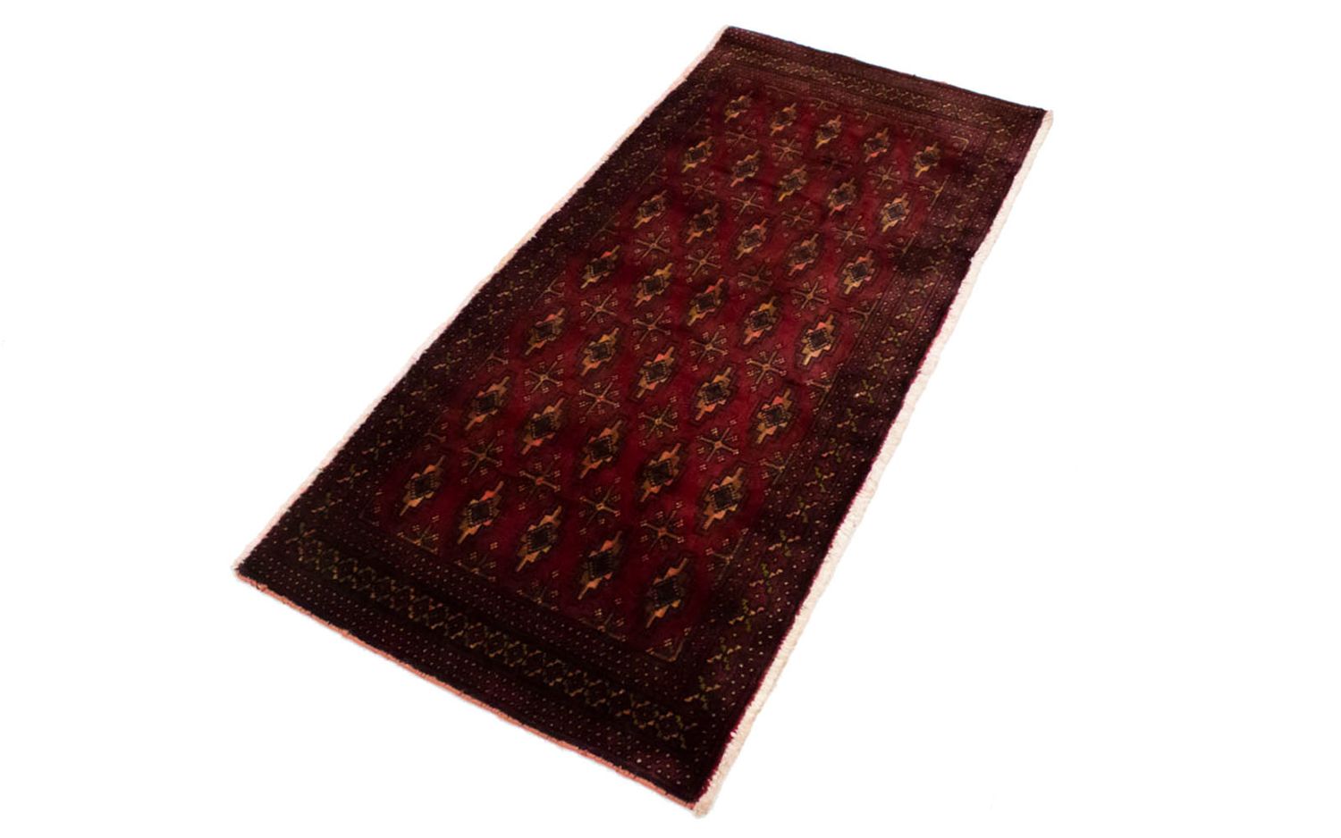 Tappeto Turkaman - 130 x 60 cm - rosso