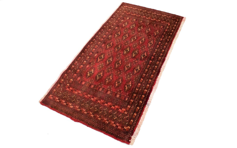 Tappeto Turkaman - 130 x 60 cm - rosso