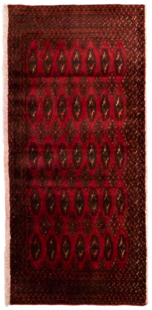 Tappeto Turkaman - 130 x 60 cm - rosso