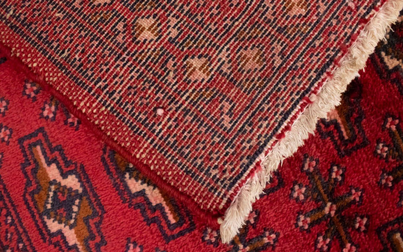 Tappeto Turkaman - 130 x 60 cm - rosso