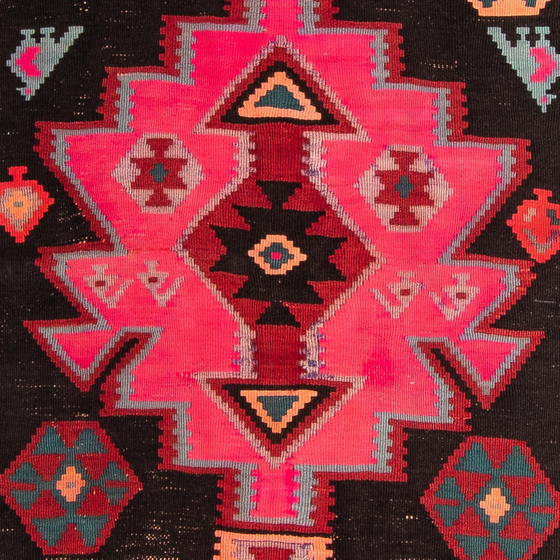 Tappeto corsia Tappeto Kelim - Vecchio - 320 x 145 cm - multicolore