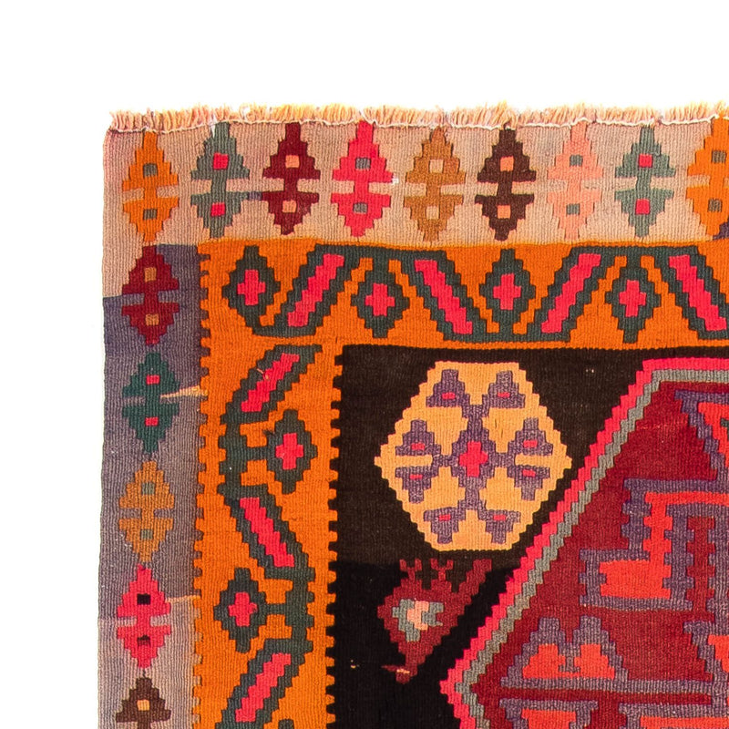 Tappeto corsia Tappeto Kelim - Vecchio - 330 x 155 cm - multicolore