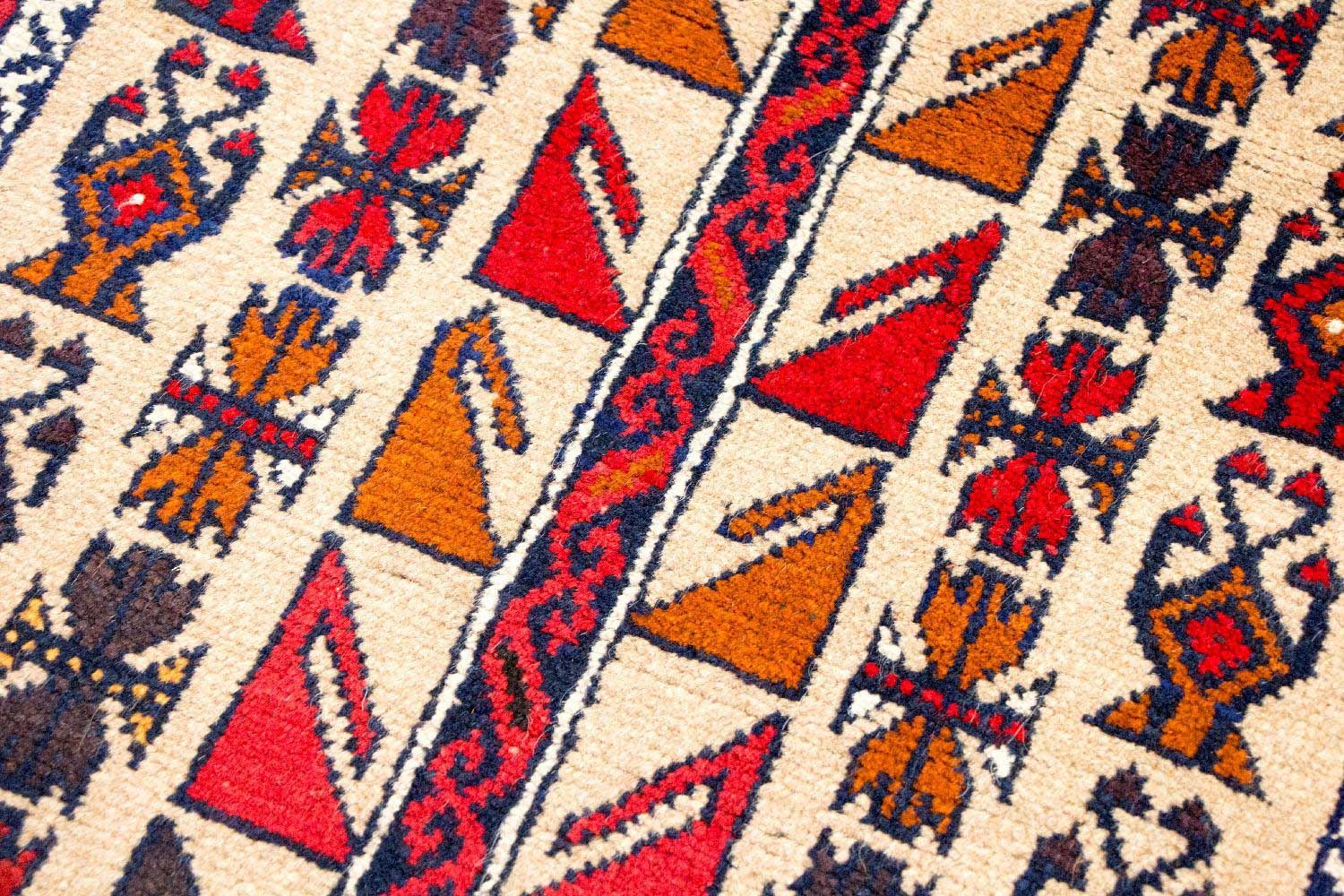 Tappeto Belutsch - 126 x 79 cm - rosso