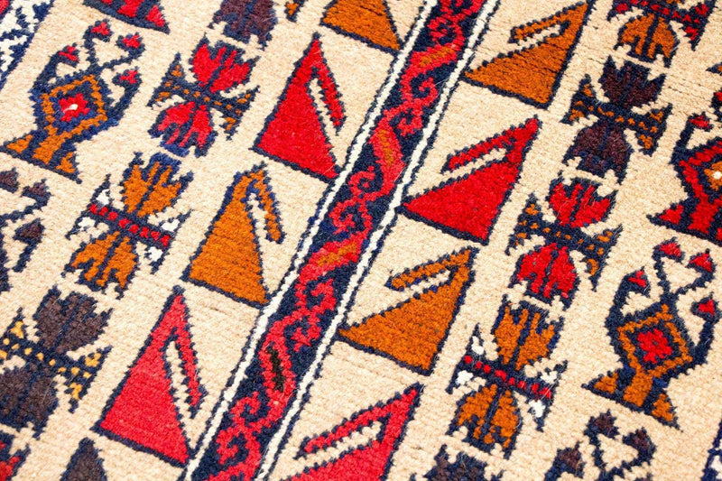 Tappeto Belutsch - 126 x 79 cm - rosso