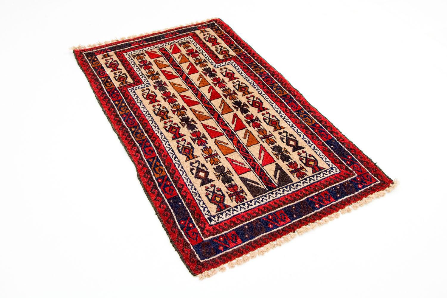 Tappeto Belutsch - 126 x 79 cm - rosso