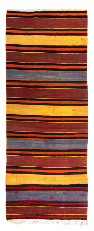 Tappeto corsia Tappeto Kelim - Vecchio - 290 x 115 cm - multicolore