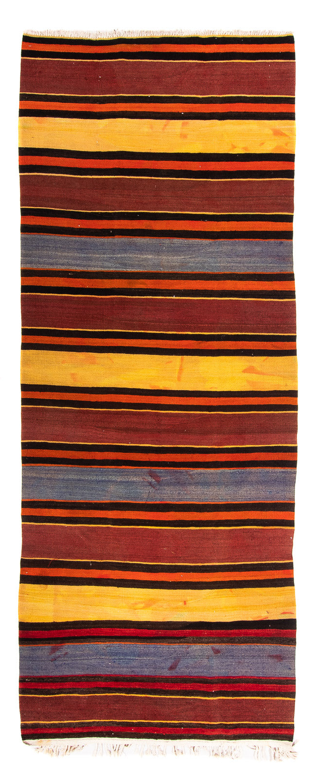 Tappeto corsia Tappeto Kelim - Vecchio - 290 x 115 cm - multicolore