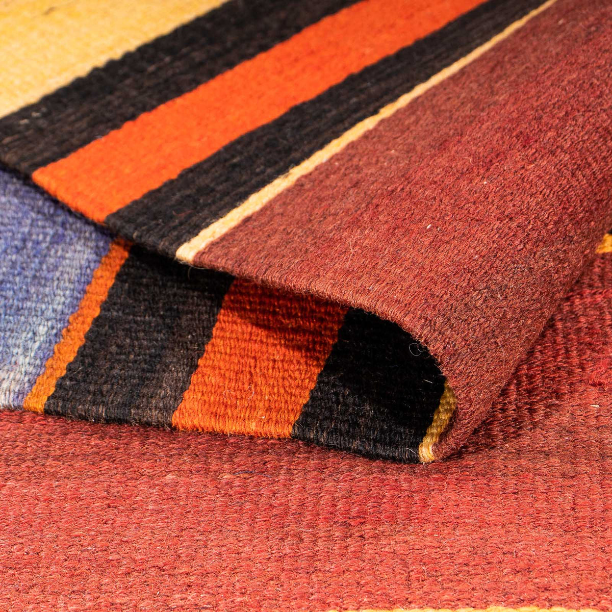 Tappeto corsia Tappeto Kelim - Vecchio - 290 x 115 cm - multicolore