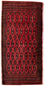 Tappeto Turkaman - 130 x 60 cm - rosso