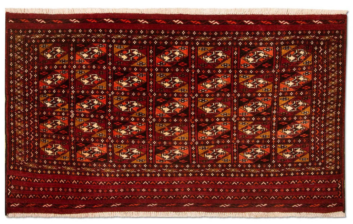 Tappeto Turkaman - 115 x 67 cm - rosso