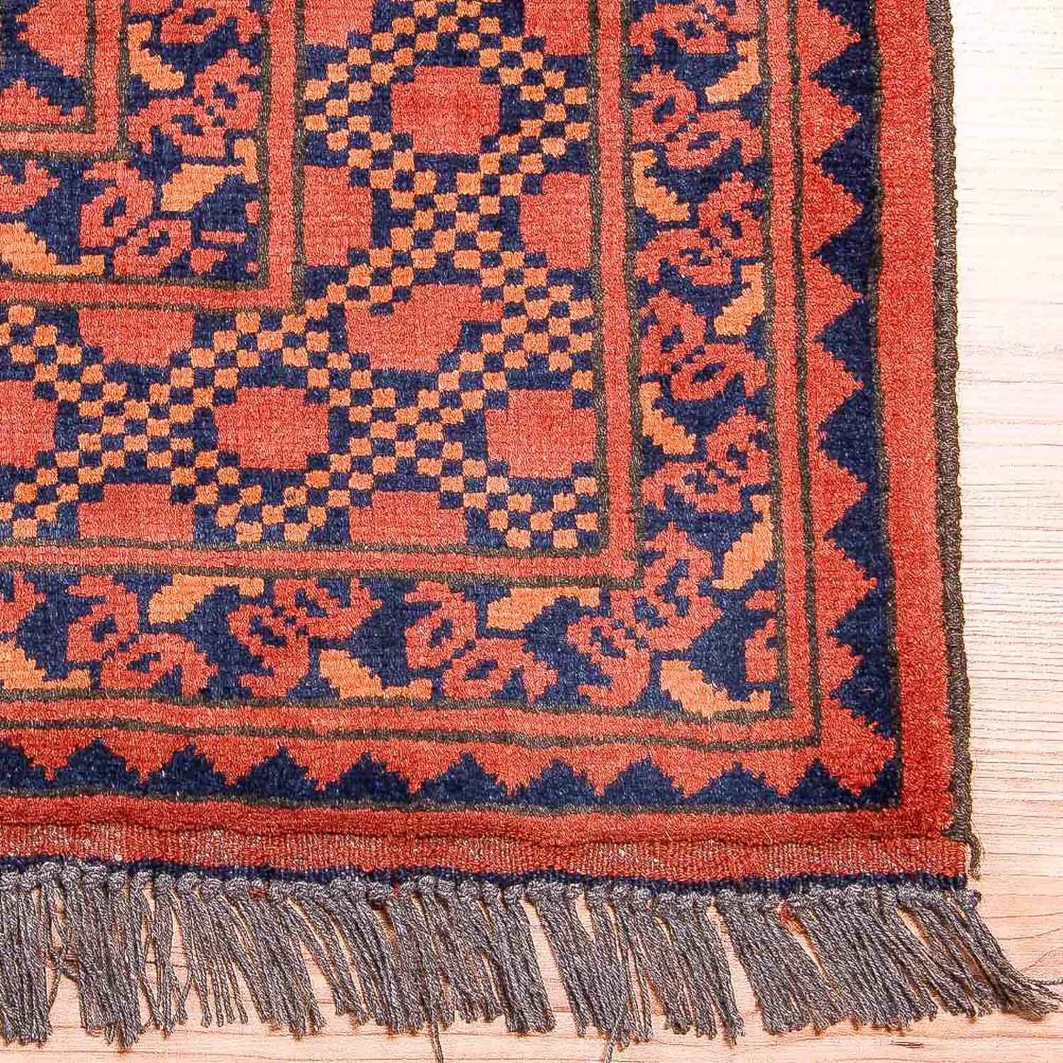 Tappeto afgano - Kunduz - 300 x 199 cm - rosso