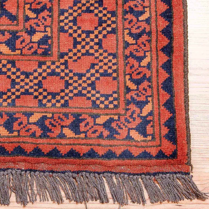 Tappeto afgano - Kunduz - 300 x 199 cm - rosso