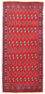 Tappeto Turkaman - 130 x 60 cm - rosso