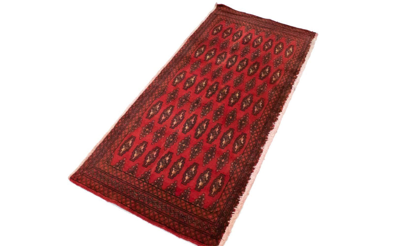 Tappeto Turkaman - 130 x 60 cm - rosso