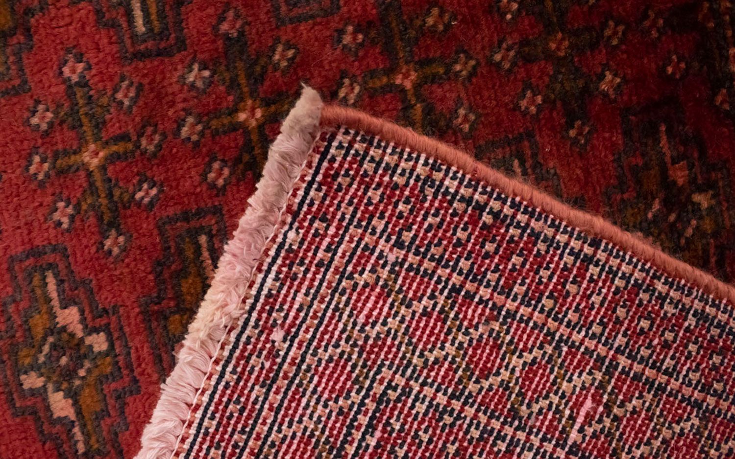 Tappeto Turkaman - 130 x 60 cm - rosso