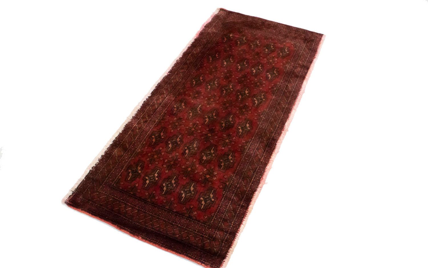 Tappeto Turkaman - 130 x 60 cm - rosso