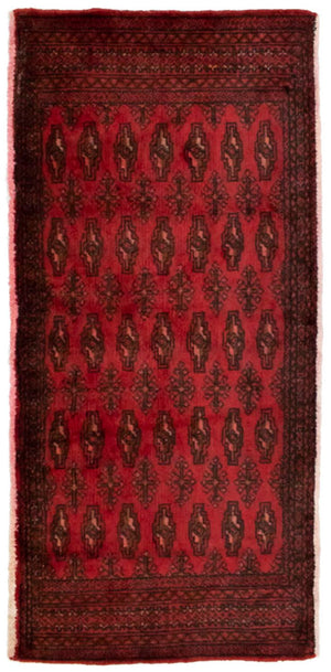 Tappeto Turkaman - 130 x 60 cm - rosso