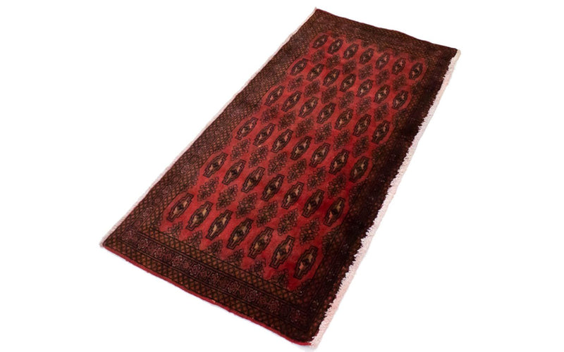Tappeto Turkaman - 130 x 60 cm - rosso