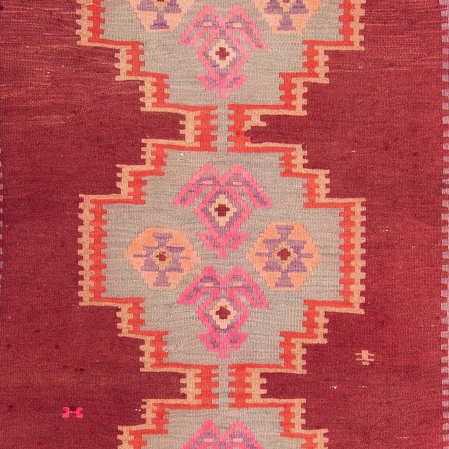 Tappeto corsia Tappeto Kelim - Vecchio - 395 x 180 cm - multicolore