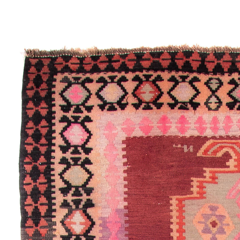 Tappeto corsia Tappeto Kelim - Vecchio - 395 x 180 cm - multicolore