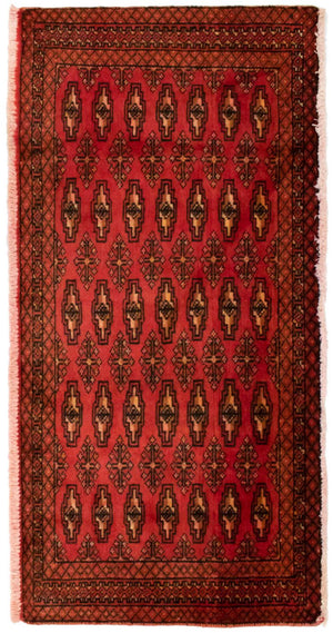 Tappeto Turkaman - 130 x 60 cm - rosso