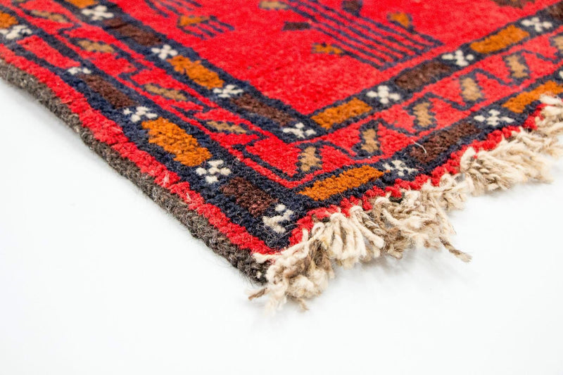 Tappeto Belutsch - 141 x 92 cm - rosso