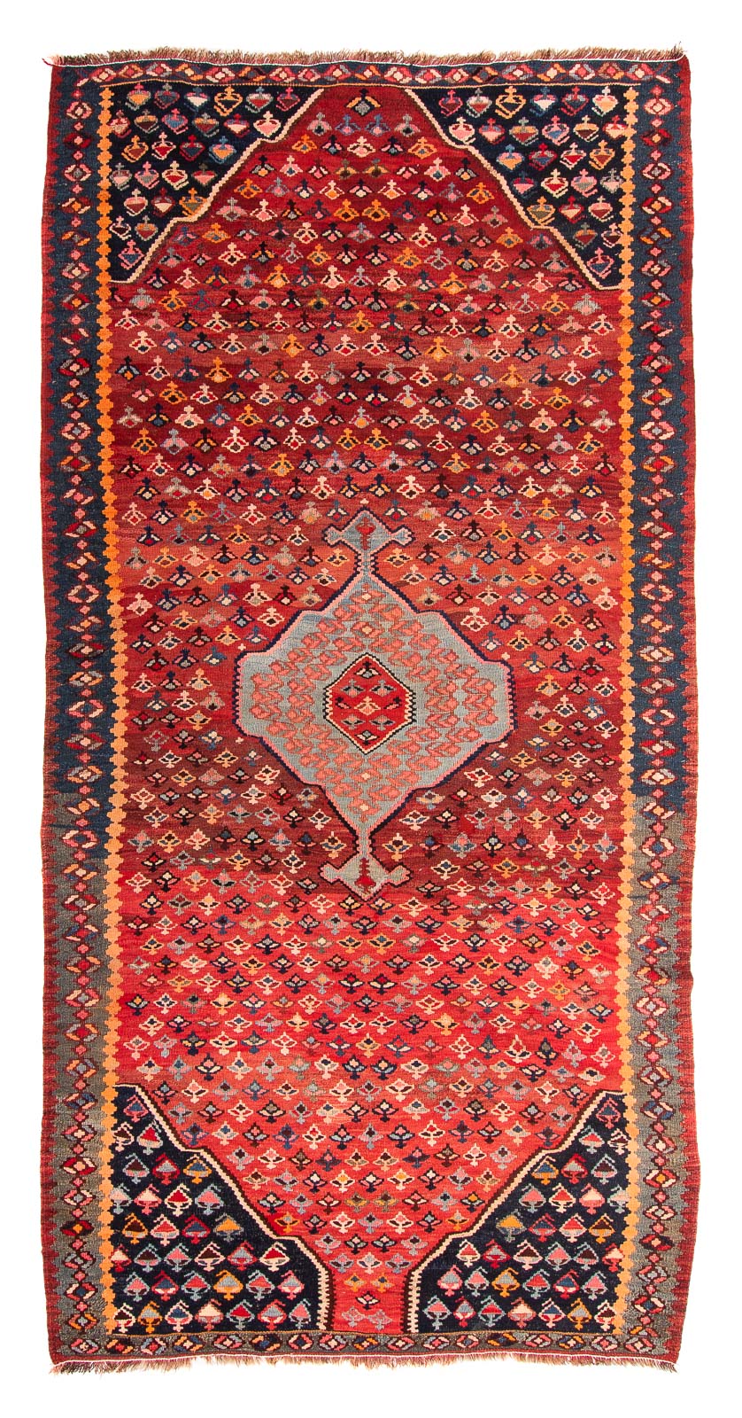 Tappeto Kelim - Vecchio - 340 x 170 cm - multicolore