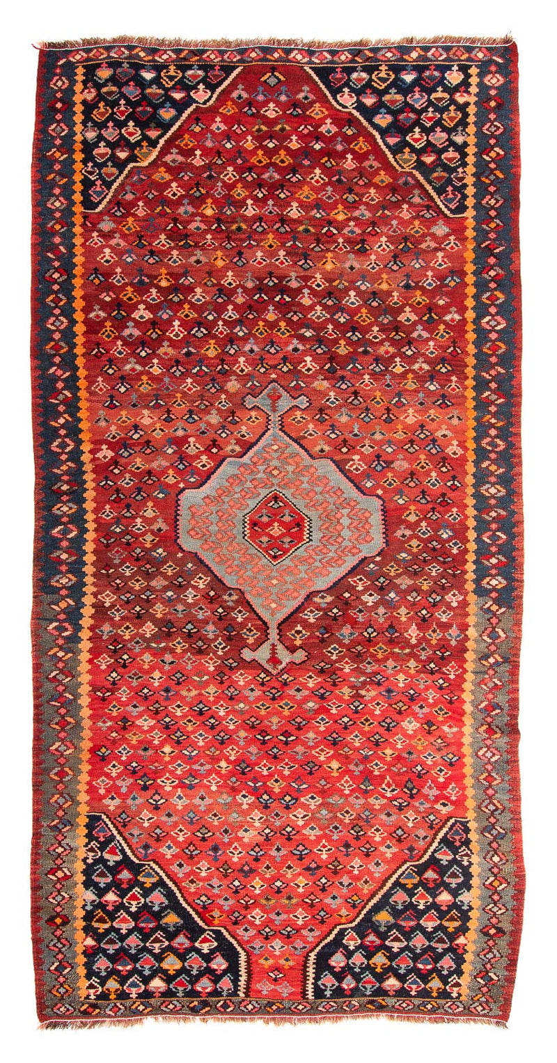 Tappeto Kelim - Vecchio - 340 x 170 cm - multicolore