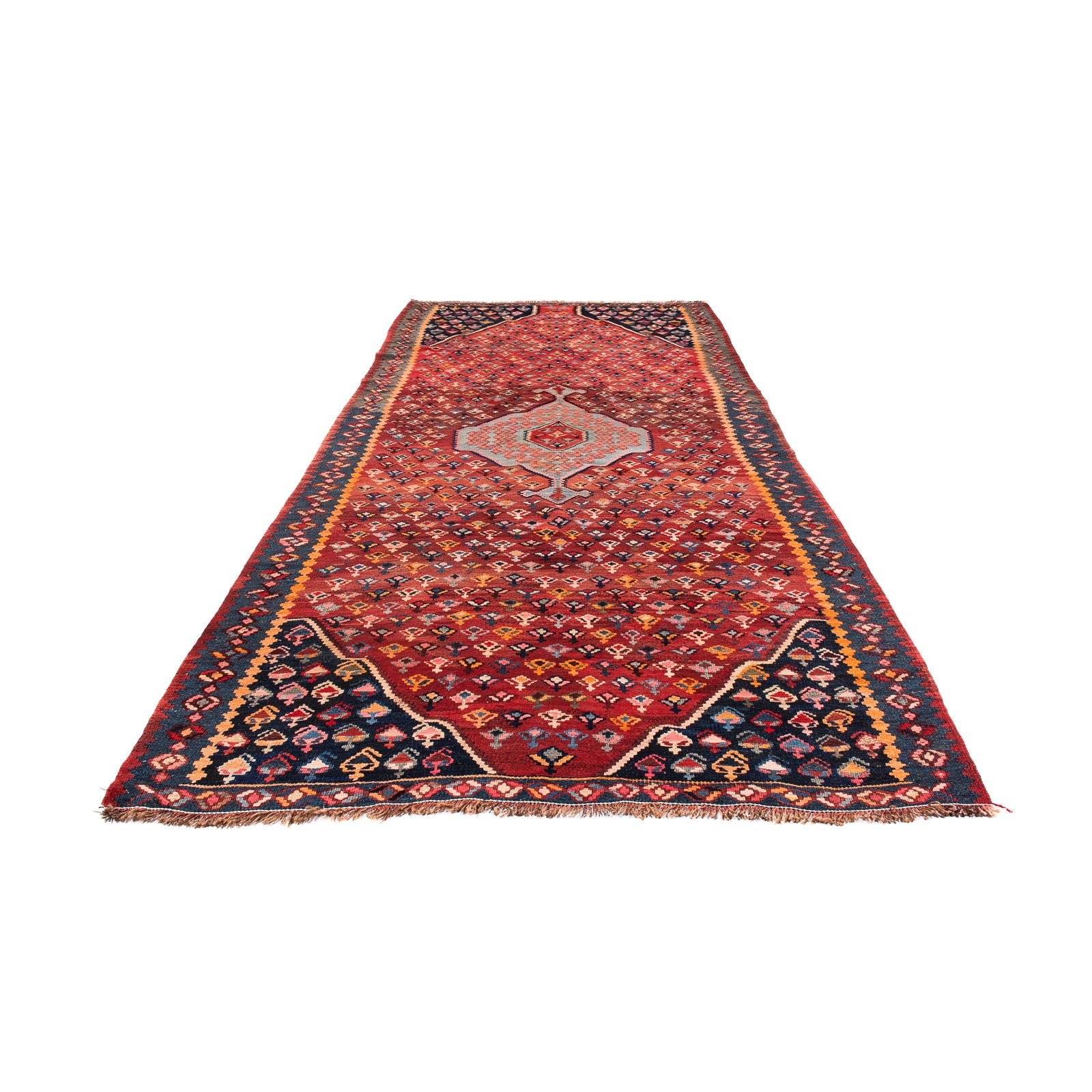 Tappeto Kelim - Vecchio - 340 x 170 cm - multicolore