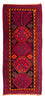 Tappeto corsia Tappeto Kelim - Vecchio - 345 x 150 cm - multicolore