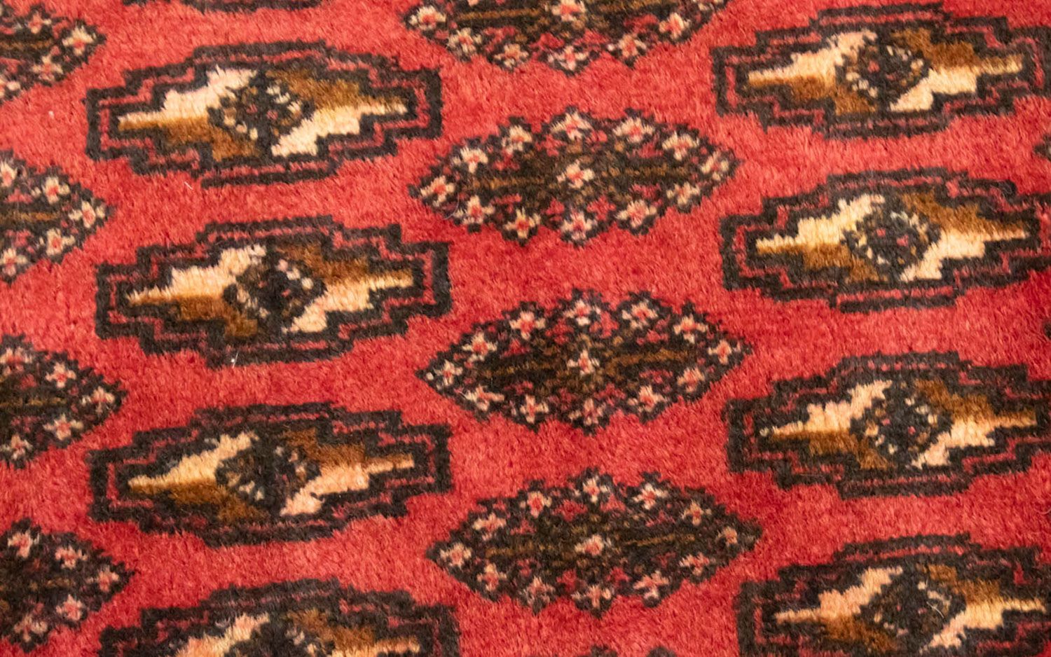Tappeto corsia Tappeto Turkaman - 100 x 50 cm - rosso