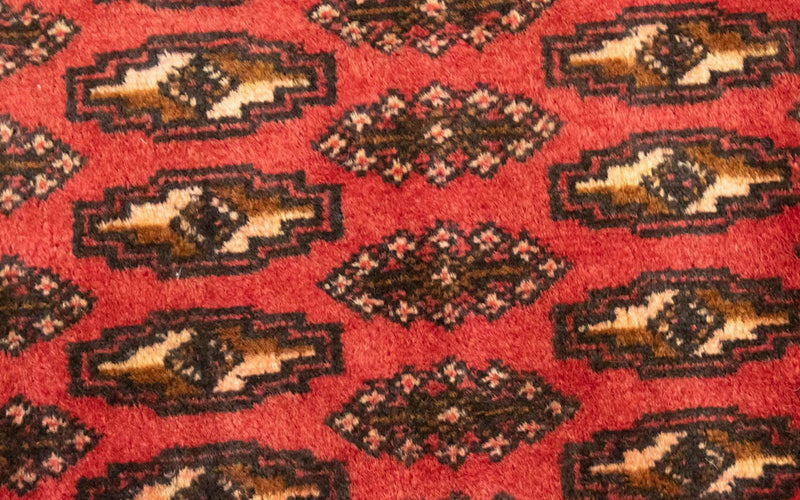Tappeto corsia Tappeto Turkaman - 100 x 50 cm - rosso